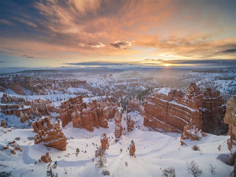 Winter Snow Thor S Hammer Sunrise At Sunset Point Brillian Flickr