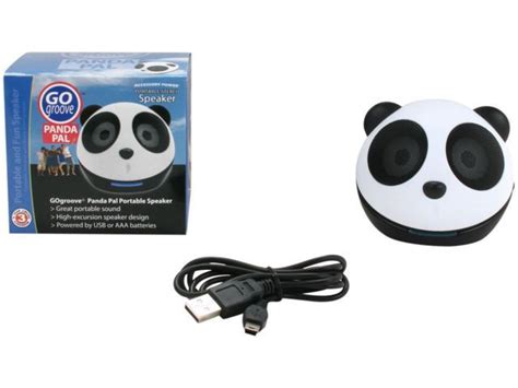 Accessory Power Gogroove Panda Pal Portable Speaker For Htc Motorola Samsung Apple Iphone