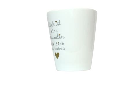 Krasilnikoff Kaffeebecher Spr Che Tasse Mug Cup Gl Ck Ist Eine Freundin