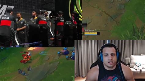 Tyler1s Reaction To T1 Losing To Na Youtube