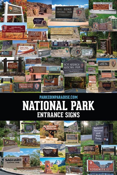 Images 63 National Park Entrance Signs Iconic Symbols Colors And