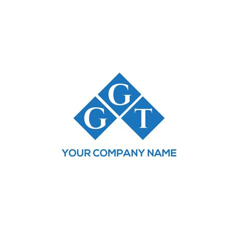 Ggt Letter Logo Design On White Background Ggt Creative Initials