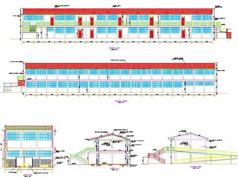 Classroom block in AutoCAD | CAD download (768.13 KB) | Bibliocad