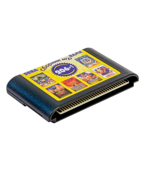 Картридж SEGA сборник игр 206 в 1 Adventure [16-bit] [16-bit] купить ...