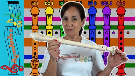 Como Tocar Flauta Doce Com As Notas Coloridas Aula 53 Youtube