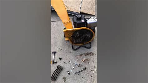 Whats On The Inside Of A Cub Cadet Chipper Shredder Cs3310 Youtube