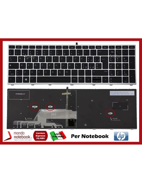 Tastiera Notebook Hp Probook G Frame Silver Italiana