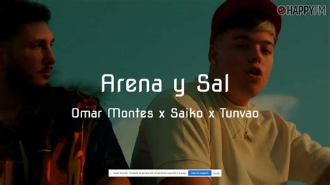 Omar Montes X Saiko X Tunvao Arena Y Sal Lyrics Youtube