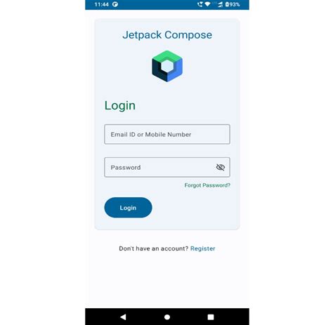 A Simple Android Application Containing Login And Registration Built