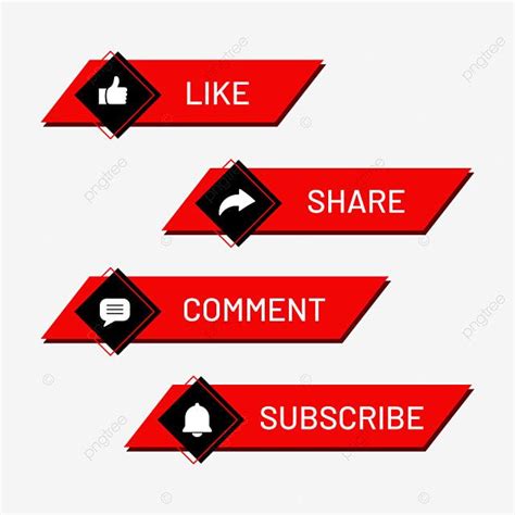 Like Comment Share Vector Png Images Like Comment Share Subscribe Youtube Icon Vector Youtube