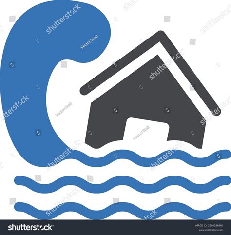 Flood Vector Illustration On Transparent Backgroundpremium Stock Vector ...