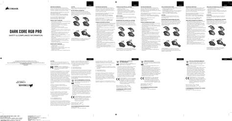 Corsair Memory Rgp Wireless Mouse User Manual Users Manual Statement