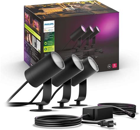 Philips Hue Lily Smart Outdoor Spot Light Base Kit Alexa Compatible