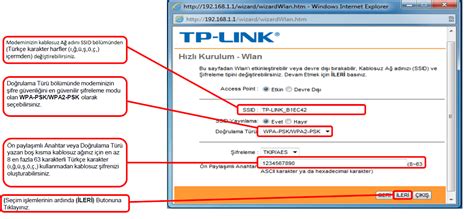 Tp L Nk Serisi Modemlerin Kurulumu