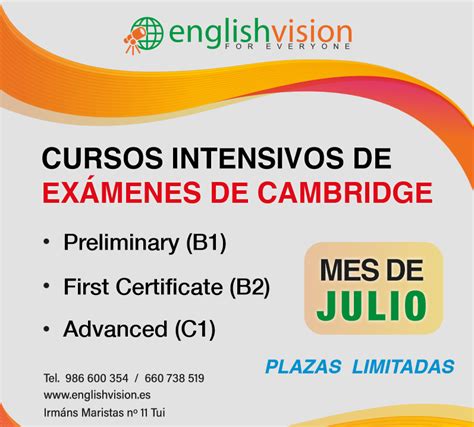 Cursos Intensivos De Preparaci N A Ex Menes De Cambridge En Verano