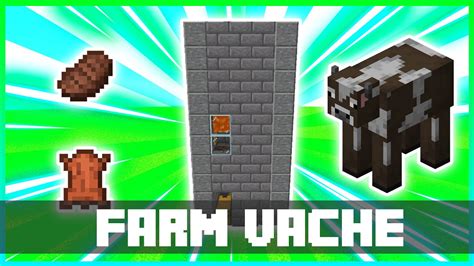 TUTO FARM VACHE AUTOMATIQUE MINECRAFT 1 20 YouTube