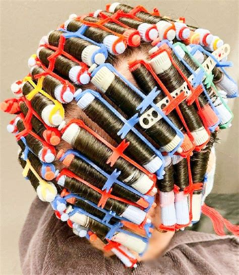 Perm Rods Perms Roller Set Permed Hairstyles Hair Rollers Hair