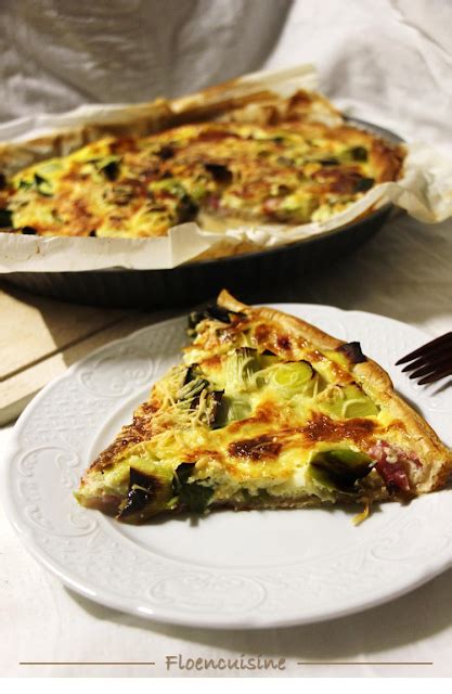 Flo En Cuisine Quiche Poireau Lardon