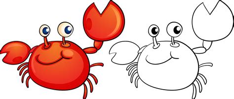 Crab Outline Vector Images (over 6,900)