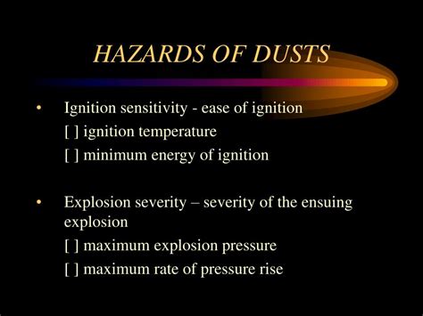 PPT - DUST EXPLOSION PREVENTION PowerPoint Presentation - ID:280645