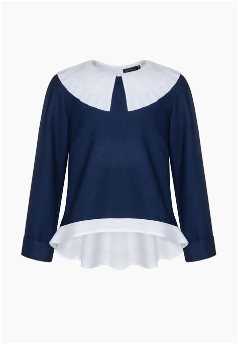 Блуза Oletwice двойная, цвет: синий, MP002XG0497O — купить в интернет ...