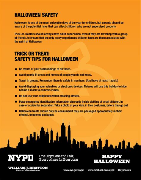 Halloween Safety Tips Nypd News