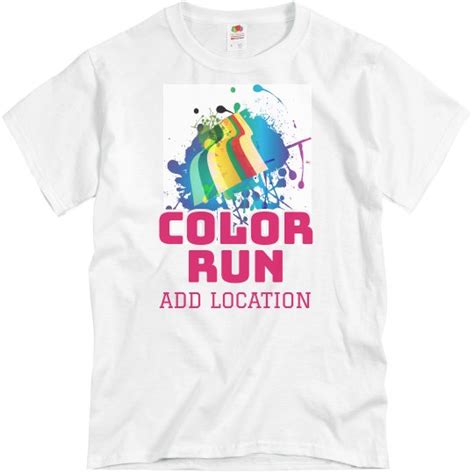 Color Fun Run T Shirt Design Blogs