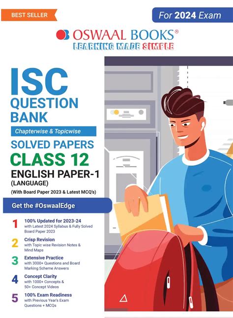 Oswaal Isc Question Bank Class 12 English Paper 1 Language Book For 2023 24 Exam For 2024 Exam