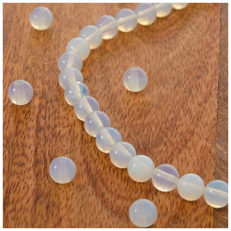 White Opal Round Bead Strand Hobby Lobby 2272136