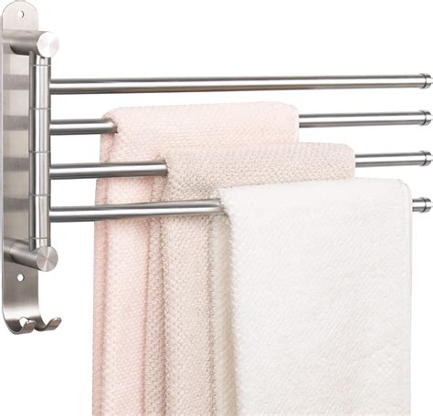 Amazon NearMoon Swivel Towel Rack Thicken SUS304 Stainless Steel