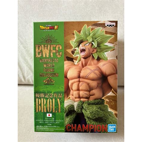 全新 未拆 代理版 白證 七龍珠超 劇場版 布羅利 Broly Bwfc 蝦皮購物