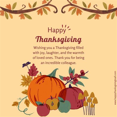 Thanksgiving Message to Colleagues, Get the Best Collection of Happy ...