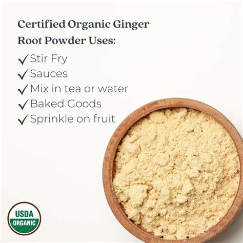 Starwest Botanicals Organic Ginger Root Powder 2lb 32oz Pack