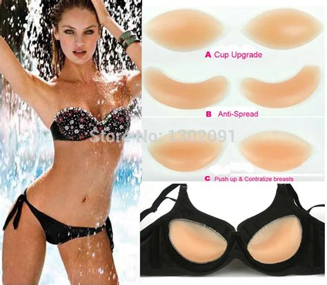 Up Up Push Up Women Silicone Gel Bra Insert Pads Breast Uplift Enhancer