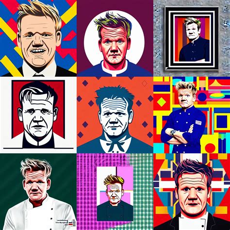 A Portrait Of Gordon Ramsay Wearing A Chef Uniform Stable Diffusion