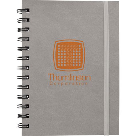 Logo Soft Cover Spiral Notebooks Sheets