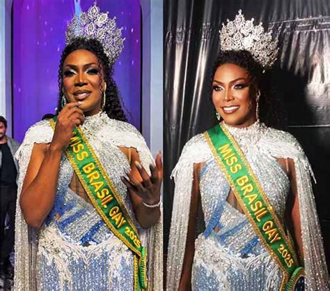 Miss Brasil Gay 2025 representante do Rio de Janeiro é coroada em concurso
