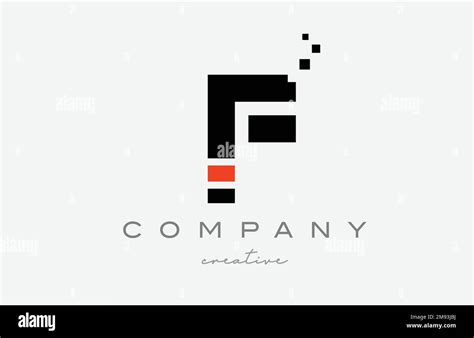 Dotted F Alphabet Letter Logo Icon Dots Template Design For Company Or