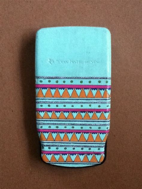 And So I Painted My Calculator Calculator Design Diy Painting