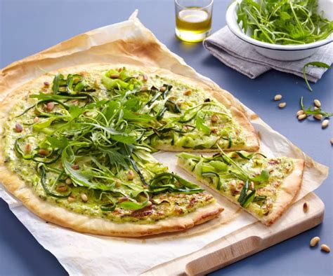 Pizza Basilic Courgette Et Ch Vre Cookidoo La Plataforma De