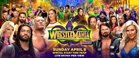 Wwe Releases Poster For Wrestlemania 34 Pwmania