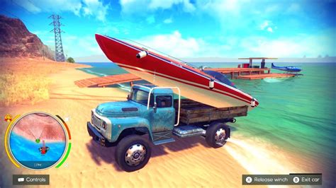 Russian Truck Zed Stealing Speed Boat Off The Road Unleashed Nintendo