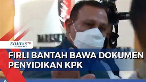 Firli Bahuri Bantah Bawa Dokumen Penyidikan Kpk Youtube