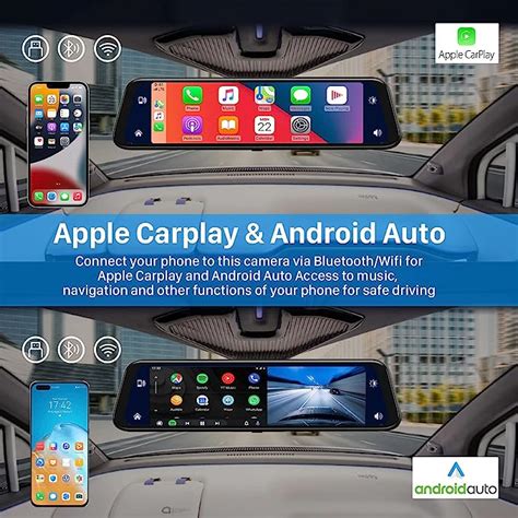 Drive Cam 12 4K Carplay Android Auto Wireless Smart Cam 1440P Basple