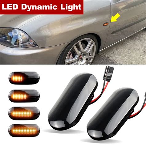 Led Dynamic Side Marker Turn Signal Light Flasher Indicator Blinker For