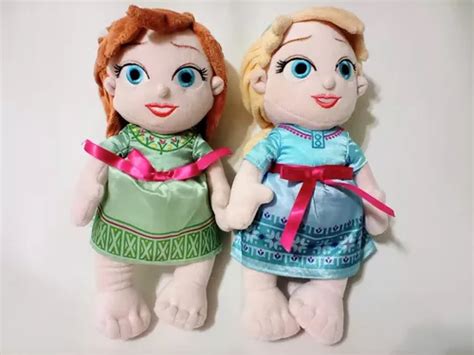 Peluches Originales Elsa Y Ana De Frozen Disney Babies 30 Cm | MercadoLibre