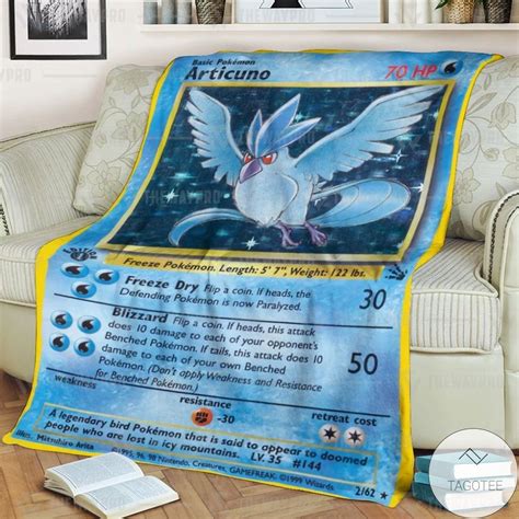 Pokemon Articuno Blanket Hot Sale 2024