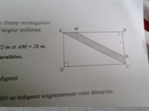 La Figure Ci Dessous Repr Sente Un Champ Rectangulaire Abcd Travers Es