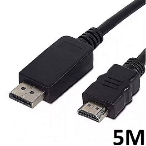 Cabo Displayport Hdmi M Blindado Cabo Dp Hdmi Metros Branco