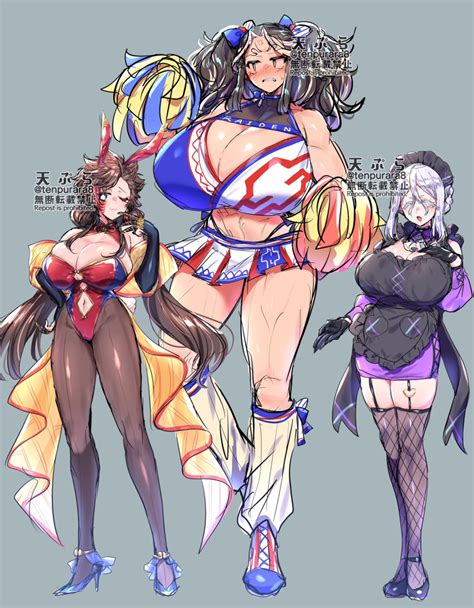 Rule 34 3girls Big Breasts Big Butt Genderswap Mtf Huge Ass Jack The Ripper Multiple Girls